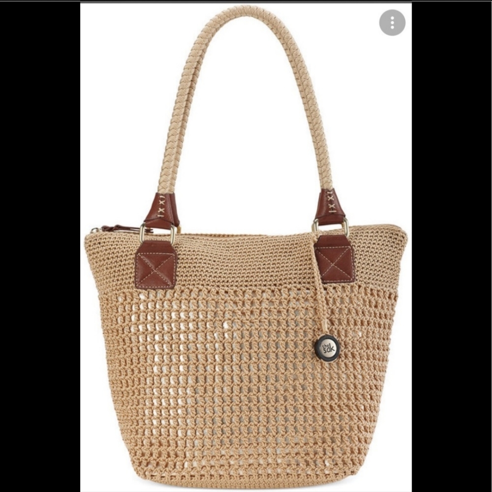 🌾THE SAK CAMBRIA CROCHET TOTE SHOULDER BAG